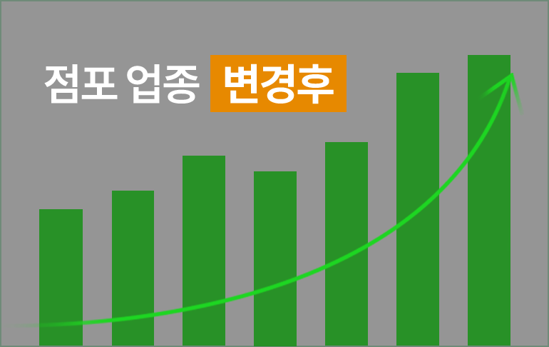 점포 업종 변경후